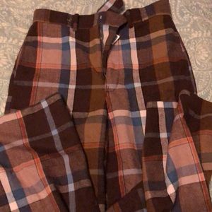 New Urban outfitters plaid trousers